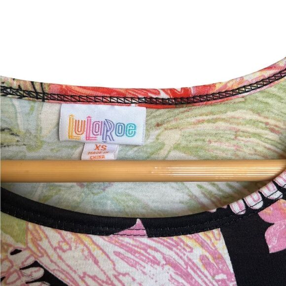 LuLaRoe Jessie Tropical Dress Size XS NWOT - Picture 3 of 6